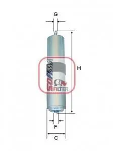 Фільтр паливний дизель BMW/MINI 1/2/X1 \'\'D \'\'14>> SOFIMA S9261B