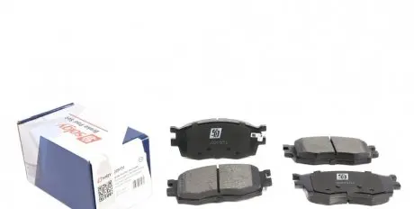 Колодки гальмівні (передні) Kia Rio/Hyundai Accent 05- Solgy 209151 (фото 1)