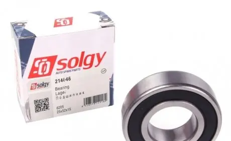 Подшипник (25x52x15) Solgy 214046