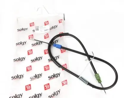 Трос ручника (задний) (R) Ford Transit 06- (1270/1070mm) Solgy 219051