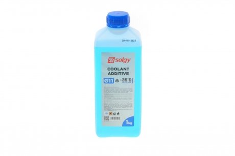 Антифриз (синий) G11 (1kg) (-35°C готов к применению) Solgy 503001