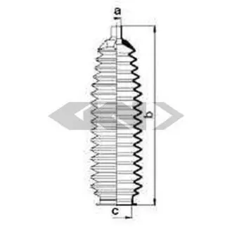 Пильовик кермового механізму SPIDAN 84053
