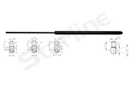 Амортизатор багажника STARLINE 14.15.806