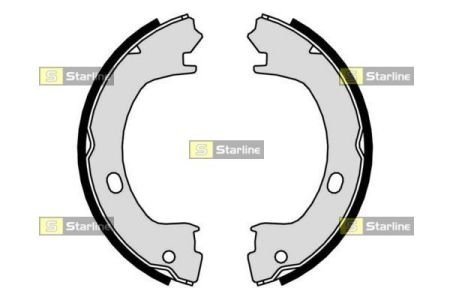 Тормозные колодки барабанные STARLINE BC 01015