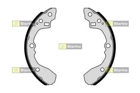 Гальмівні колодки барабанні STARLINE BC 01054