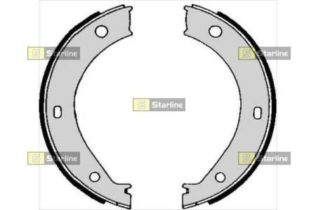 Гальмівні колодки барабанні STARLINE BC 04690