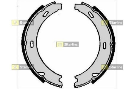 Тормозные колодки барабанные STARLINE BC 06869