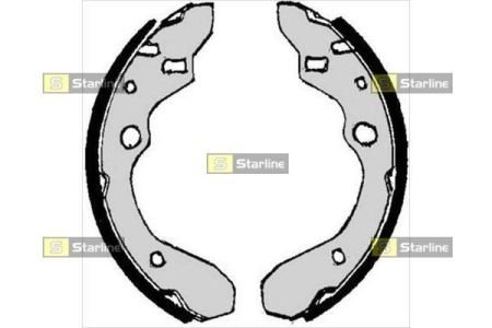 Тормозные колодки барабанные STARLINE BC 07010