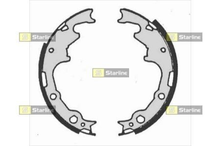 Тормозные колодки барабанные STARLINE BC 07240