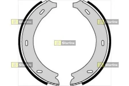 Гальмівні колодки барабанні STARLINE BC 07320
