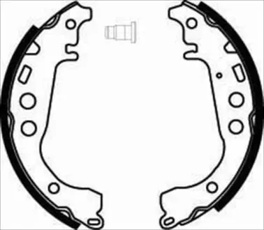 Тормозные колодки барабанные STARLINE BC 07860