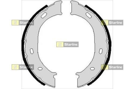 Гальмівні колодки барабанні STARLINE BC 07960