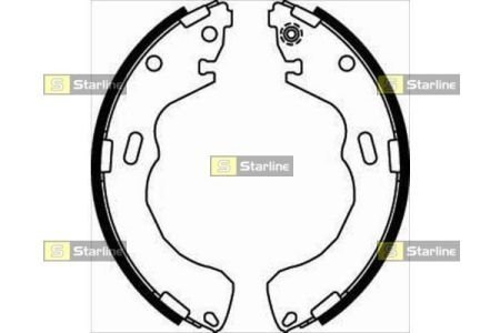 Тормозные колодки барабанные STARLINE BC 08030