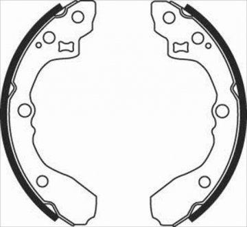 Тормозные колодки барабанные STARLINE BC 08060