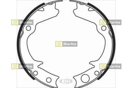 Тормозные колодки барабанные STARLINE BC 08360