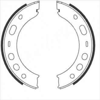 Тормозные колодки барабанные STARLINE BC 09000