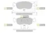 Тормозные колодки дисковые STARLINE BD S140 (фото 1)