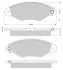Тормозные колодки дисковые STARLINE BD S181 (фото 1)