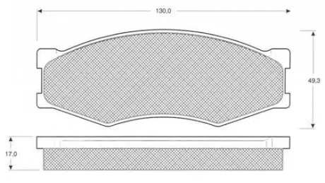 Гальмівні колодки дискові STARLINE BD S202