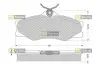 Тормозные колодки дисковые STARLINE BD S229 (фото 1)