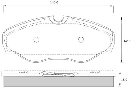 Тормозные колодки дисковые STARLINE BD S250