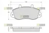 Тормозные колодки дисковые STARLINE BD S315 (фото 1)