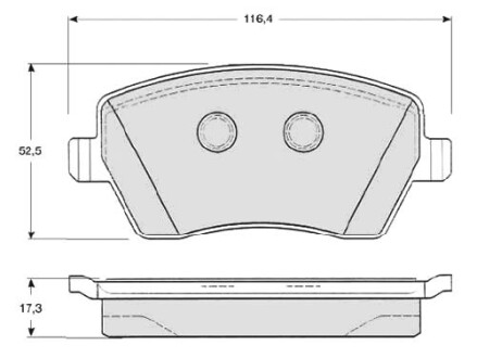 Тормозные колодки дисковые STARLINE BD S331