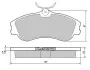 Тормозные колодки дисковые STARLINE BD S374 (фото 1)