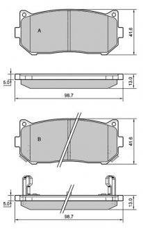 Тормозные колодки дисковые STARLINE BD S400