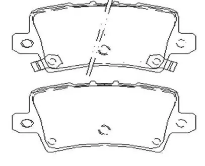 Тормозные колодки дисковые STARLINE BD S517