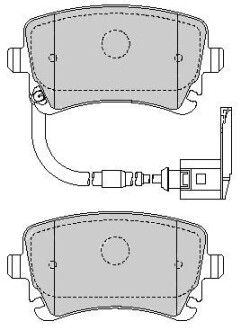 Гальмівні колодки дискові STARLINE BD S826P