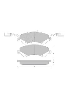 Тормозные колодки дисковые STARLINE BD S849P