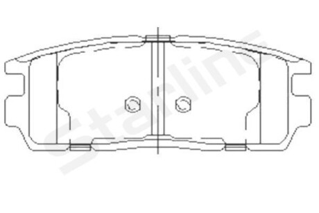 Гальмівні колодки. STARLINE BD S851P