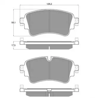 Гальмівні колодки дискові STARLINE BD S998