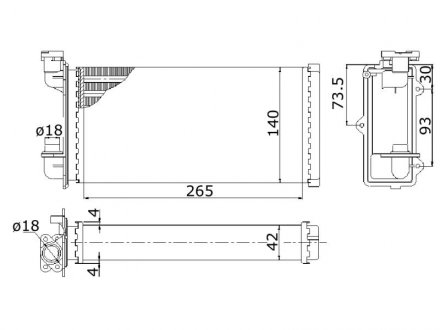 Радиатор отопления STARLINE BW6022