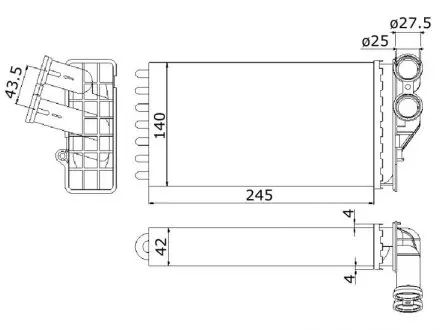 Радиатор отопления STARLINE CNA6239