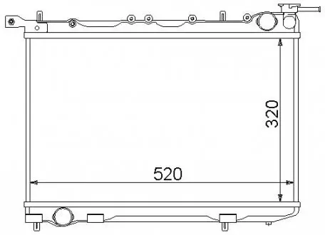 Радиатор охлаждения STARLINE DN2174