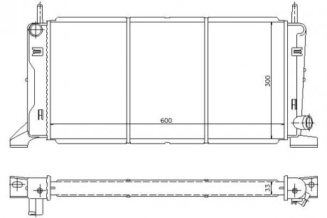 Радиатор охлаждения STARLINE FD2078