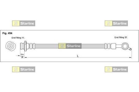 Тормозной шланг STARLINE HA ST.1204