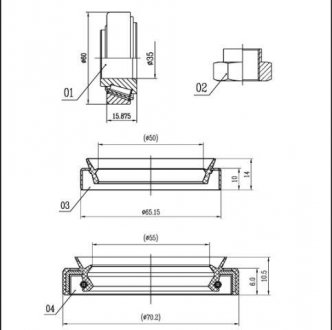 Подшипник колесный STARLINE LO 00687