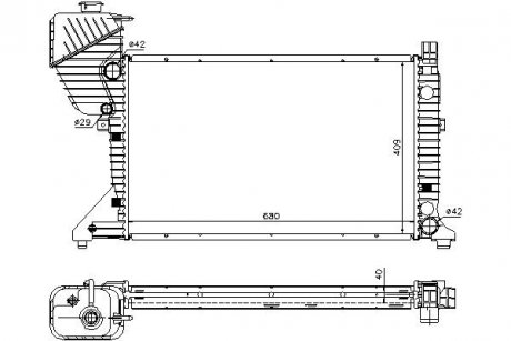 Радиатор охлаждения STARLINE MSA2300