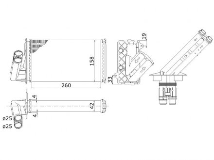 Радіатор опалення STARLINE RTA6203