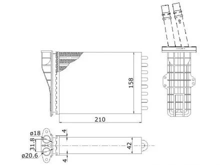 Радиатор отопления STARLINE RTA6249