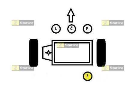 Опора двигателя/КПП STARLINE SM 0053