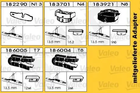 Щетка стеклоочистителя SWF (Valeo) 132 600 (фото 1)