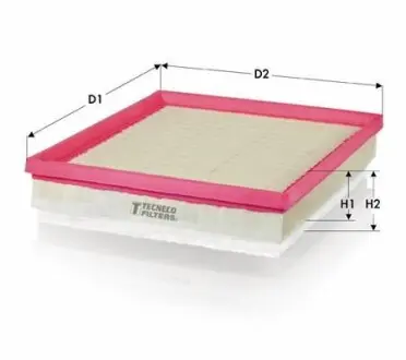 Фильтр воздушный (285x249x73) (с поролоном) Interstar Movano Master 2.2/2.5 dCi TECNECO FILTERS AR29168PMS