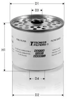 Фильтр топливный Deawoo Fiat Ford Lada Opel PSA Renault VAG 71- TECNECO FILTERS GS014