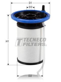 Фильтр топливный Fiat Doblo 1.3-2.0JTD 11- TECNECO FILTERS GS026046E