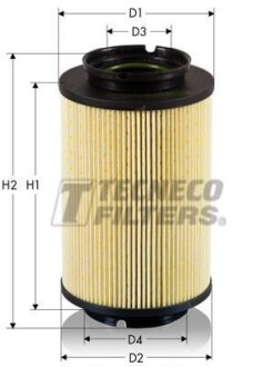 Фильтр топливный (5 болтов) VAG 1.9-3.0 SDI/TDI 03- TECNECO FILTERS GS0308-E