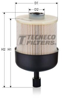 Фильтр топливный (с крышкой) Fiat MB Nissan Opel Renault 13- TECNECO FILTERS GS0338/22E